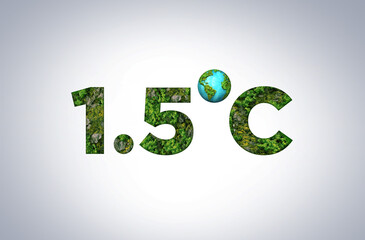 symbol for limiting global warming. limit global warming 