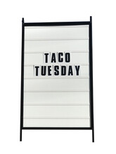 Taco Tuesday Menu Sign