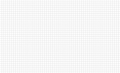 grid lines vector sheet. graph paper with black or grey pattern on white background
