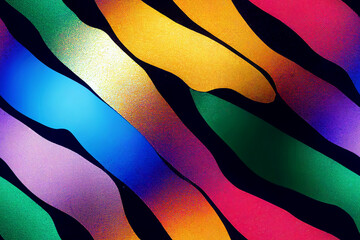 Wall Mural - Colorful Abstract Retro Pattern Inspired by Snowflakes.