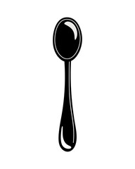 Poster - spoon cutlery silhouette