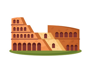 Sticker - Roman Coliseum famous landmark