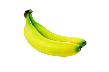 bunch with two banana isolate