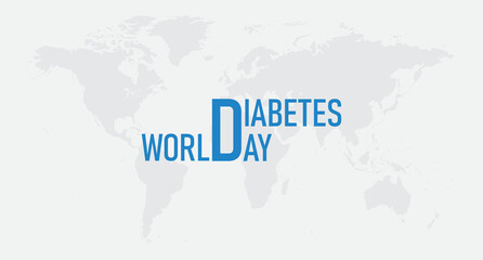 Wall Mural - World Diabetes Day Concept Design. Vector Illustration.