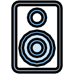 Canvas Print - IPod Colored Line Icon