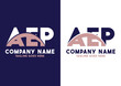 Letter AEP logo design vector template, AEP logo