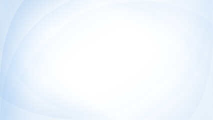 Poster - curvy, wavy and soft light blue lines on white background with copy space. abstract background in 4k