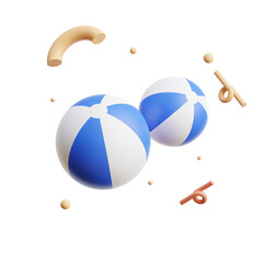 Beach Ball 3D Icon