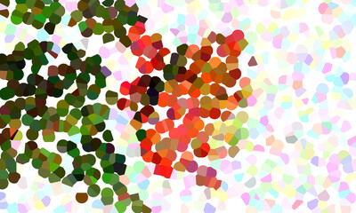 Poster - colorful abstract illustration background with mosaic shapes