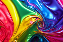 Abstract Colorful Background With Waves