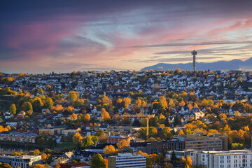 Sticker - Autumn in Trondheim, Norway