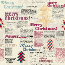 Christmas Pattern. Seamless Vector Design Background.