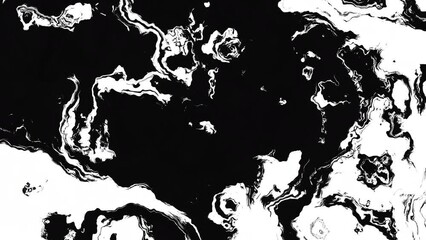 Poster - moving geometric black and white shapes. looping 4k footage