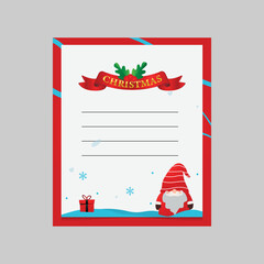 Wall Mural - Christmas card template design background