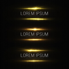 Wall Mural - set of golden sparkling explosion of banner. magic design frame. luxury banner with shiny star. sale