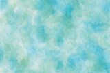 Fototapeta  - Zielone, niebieskie, akwarelowe tło, tekstura, ręcznie malowane