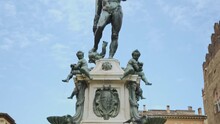 Fountain Of Neptune, Bologna, Italy, Fountain Of Neptune Is A Monumental Civic Fountain Located In The Eponymous Square