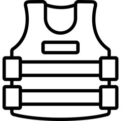 Wall Mural - Vest Icon