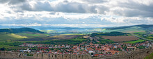 View From The Spiš Castle (Spišský Hrad) Across The Village Zehra Until The Horizon, Slovakia