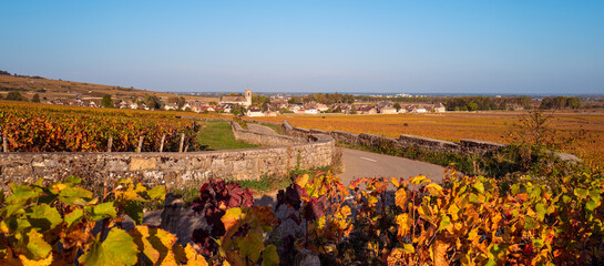 Wall Mural - Village de Bourgogne