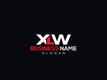Three Alphabet XLW X L W Monogram Letter Logo Icon Design