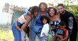 © Marco - Brazilian family posing outside, hispanic family photo together
