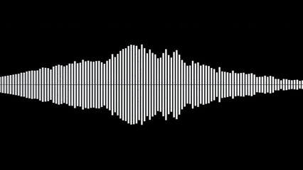 Poster - audio wavefrom with alpha. abstract music waves oscillation. synthetic music technology sample. tune