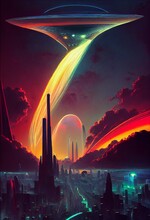 Alien Cities, Scifi, Science Fiction, Progress, Electricity, Other Worlds, Alien Civilization, Cities On Other Planets, Sci-fi Cities, Surreal Buildings, Intergalactic Cities, Alien Planet, The Future