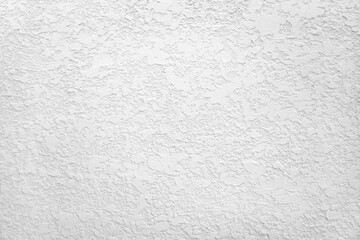 Wall Mural - White wall texture, grainy plaster wall or rough surface of the white concrete wall