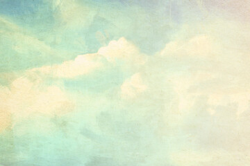 Wall Mural - retro sky background