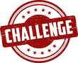 © muh - challenge stamp. challenge round isolated sign. challenge label