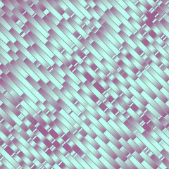 Poster - Trendy wavy pattern of colored stripes with neon colored gradient. Artistic background. 3d rendering illustration