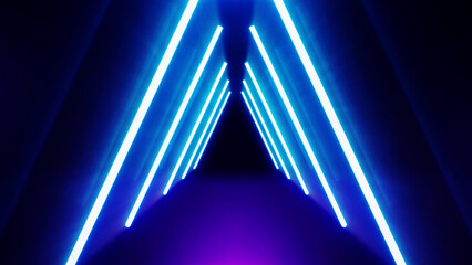 Wall Mural - abstract sci-fi retro style of the 80s. laser neon bright background. design for banners advertising