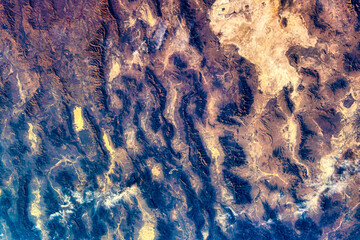 Wall Mural - the beauty of the land in the united states of america. digital enhancement. elements by nasa