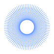 Abstract Circle Radial Pattern. Round Design Element.