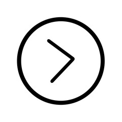 Poster - Right angle arrow circle icon 