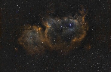 Wall Mural - nebula galaxy in space with dark background