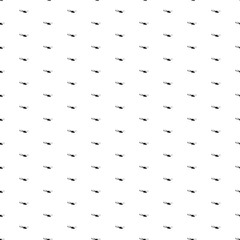 Poster - Square seamless background pattern from black helicopter symbols. The pattern is evenly filled. Vector illustration on white background