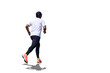 © STOCK PHOTO 4 U - Man running on colored background with clipping path