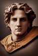 Alexander the Great portrait, 3D illustration