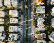 Aerial View Of City Grid In Antalya, Turkey.