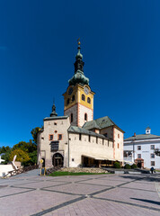 Poster - view of the Banska Bystrica Castle in the historic city center