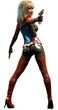 © warpaintcobra - sci-fi woman 3D illustration