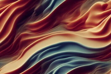 Wall Mural - 3d Seamless pattern inspired by Rolling Smoke