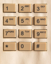 Landline Telephone Dial Pad