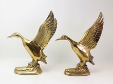 Golden Duck Statue