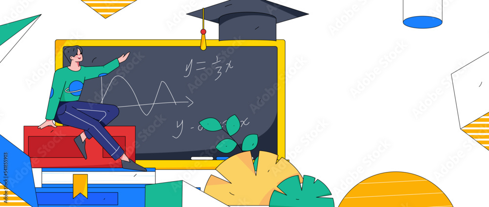 Reading learning remote online education through online classes flat ...