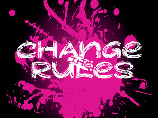 Poster - grunge lettering quote 