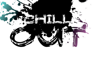 Poster - grunge lettering quote 