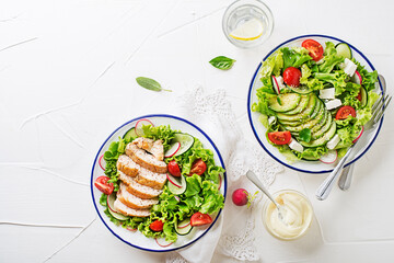 Canvas Print - Healthy salad